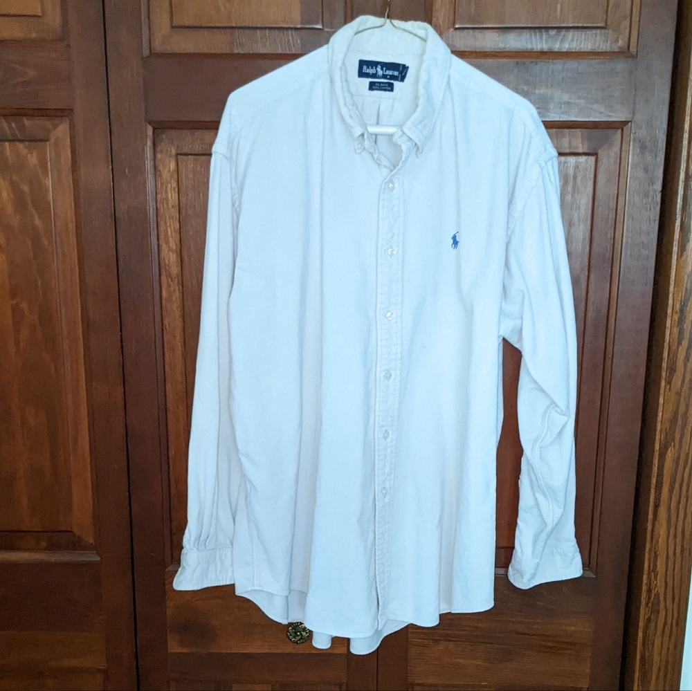 Corduroy Button Down. Polo by Ralph Lauren